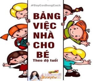 Bảng Phân Công Việc Nhà Cho Bé Theo Từng Độ Tuổi: Dạy Con Tự Lập Từ Sớm - viet skill