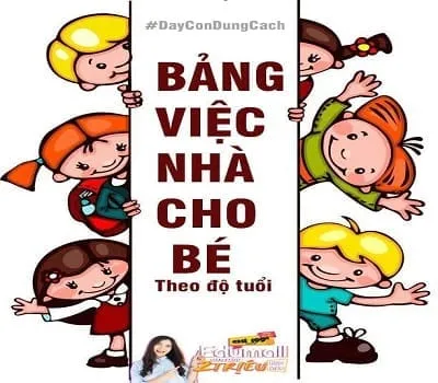 Bảng Phân Công Việc Nhà Cho Bé Theo Từng Độ Tuổi: Dạy Con Tự Lập Từ Sớm