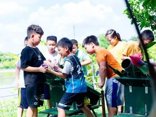 Khối 3 Trải Nghiệm Đa Dạng Tại V-Eco: Bứt Phá Bản Lĩnh Cùng Vietskill