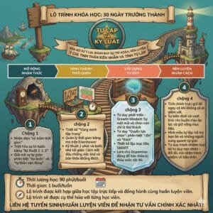 Khóa Học “30 Ngày Trưởng Thành”: Lộ Trình Đánh Thức Sự Tự Lập Và Kỷ Luật Ở Trẻ - Lịch học