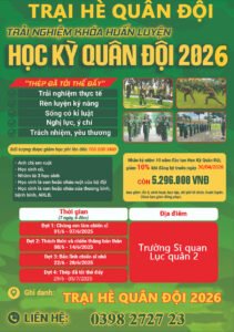 Học Kỳ Hè Quân Đội 2026: Rèn Kỹ Năng Thực Chiến, Vững Bản Lĩnh Trưởng Thành 1