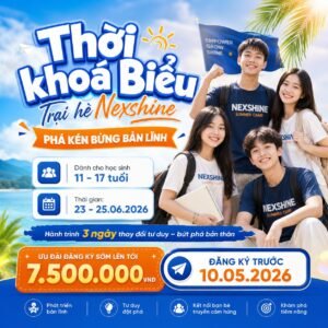 Trại Hè Kỹ Năng Vietskill 2026: 72H “Phá Kén” – Đánh Thức Bản Lĩnh Tự Tin Cho Trẻ 3