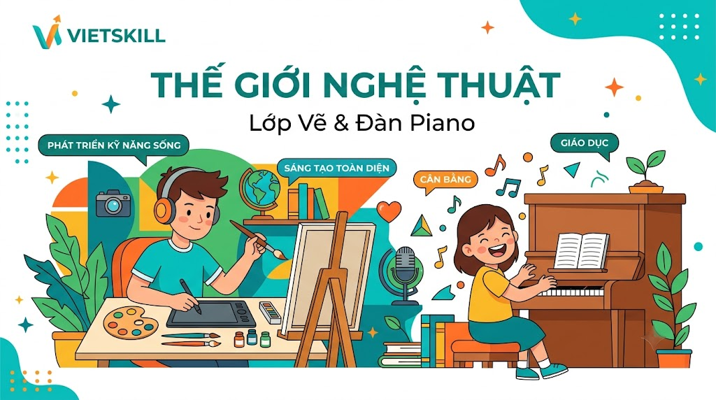 Chuyên mục: Hỏi Đáp (FAQ) – Khóa Học “Thế Giới Nghệ Thuật: Lớp Vẽ & Đàn Piano” - Lịch học